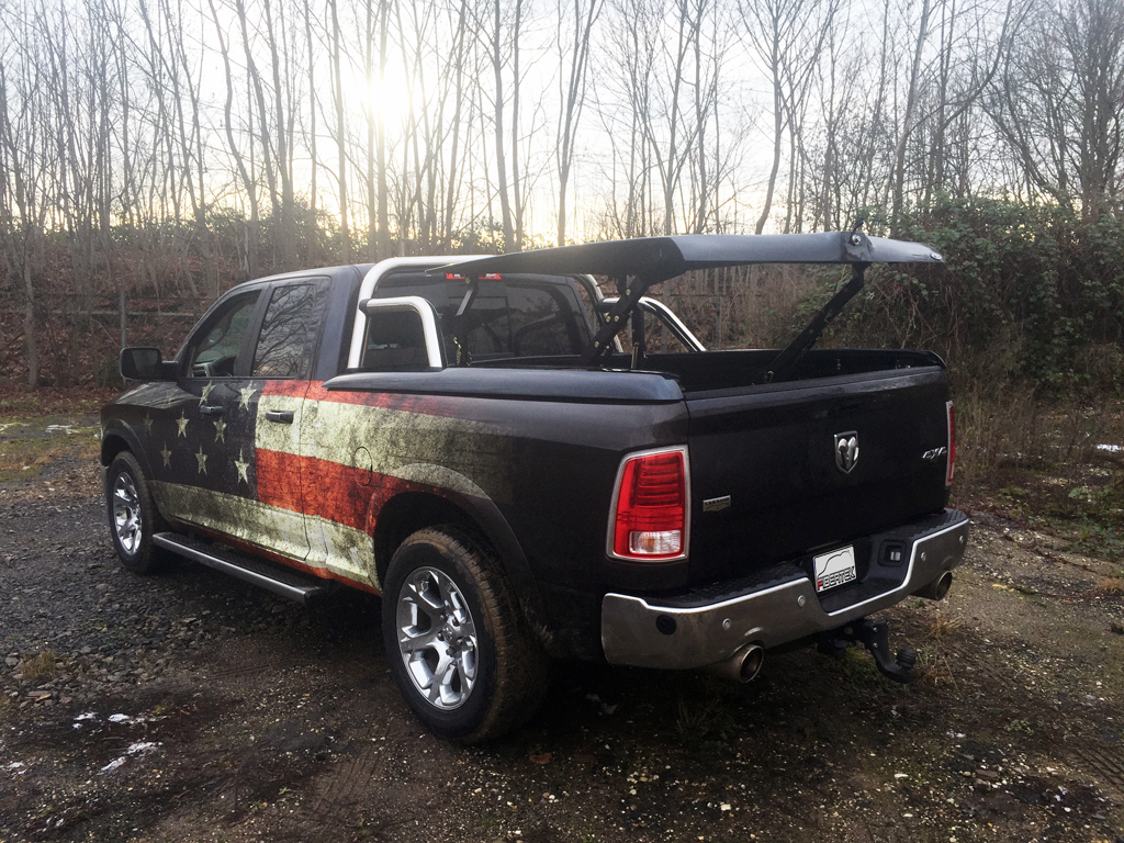 Dodge Ram 1500 Quad Cab Topup Cover C Mit Styling Bar Topup Cover C Fibertek The Perfect Line Of Fiber Art